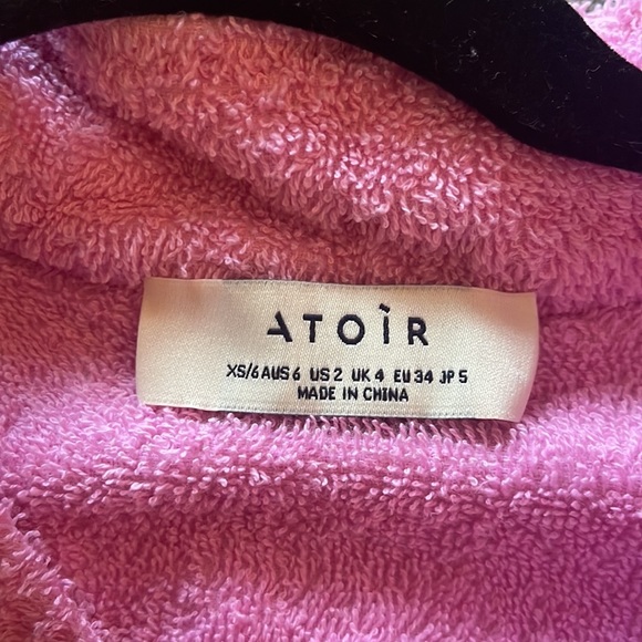 COPY - Cropped terry cloth sweater - Picture 2 of 2